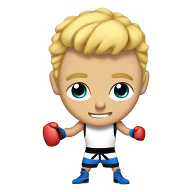 Realistic Jake Paul boxing sticker