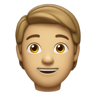 laghing face sticker