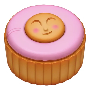  light pink moon cake  sticker