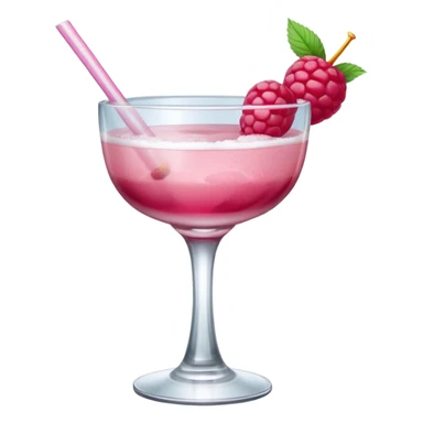 light pink cocktail sticker