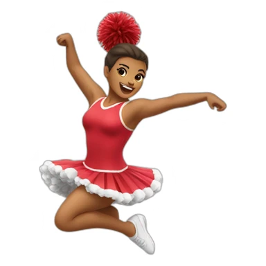 pom pom girl qui dansent sticker