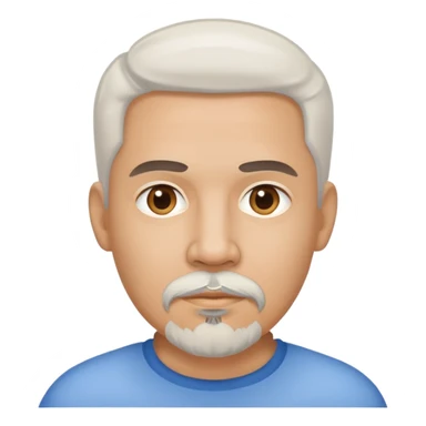 hispanic man white gotee sticker