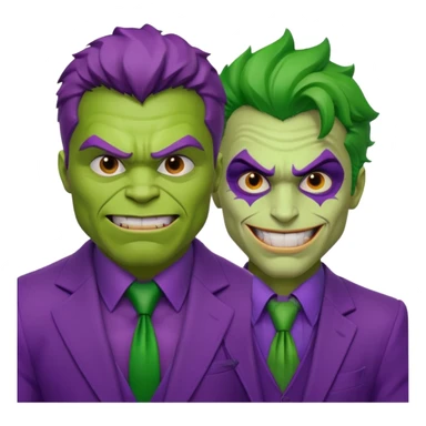 hulk  coringa sticker