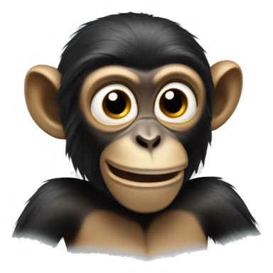 A spider Monkey sticker