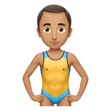 Éric zemour le politique qui est en maillot de bain  sticker