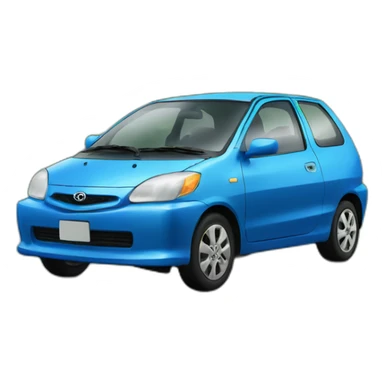 toyota aigo azul sticker