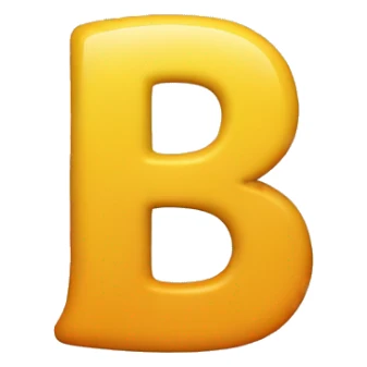Alphabet B sticker