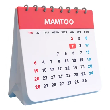 calendar week sticker