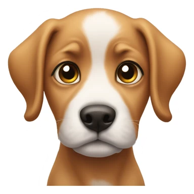 Puppy dog eyes sticker