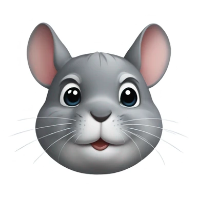 chinchilla head sticker