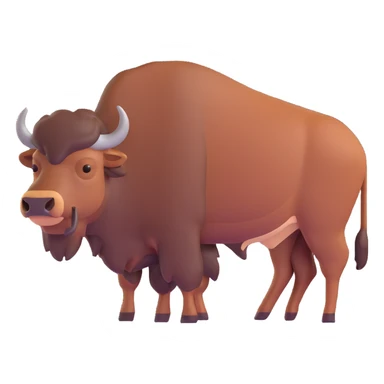 Bison sticker