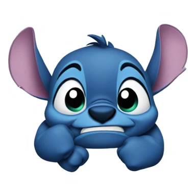 Stitch thump up sticker