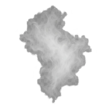 wispy white mist cloud, transparent background, ethereal look sticker