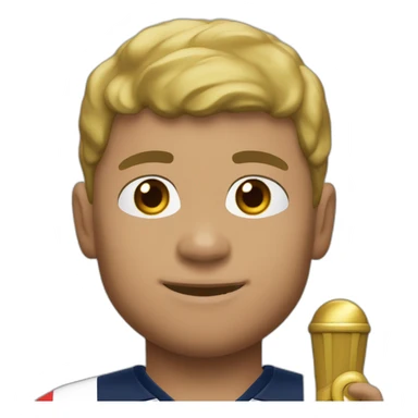 Mbappé joue de la flûte sticker