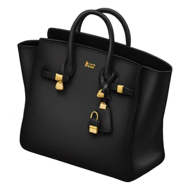 black birkin bag sticker