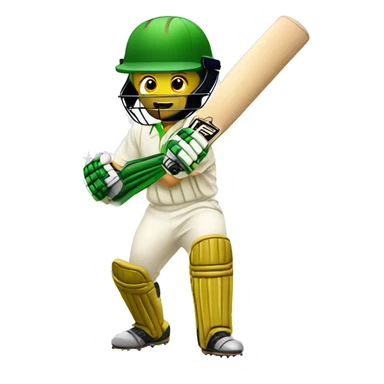 Cricket sport sticker