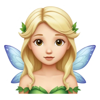 fairy with blonde hair sticker