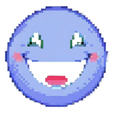happy face with big smile sticker