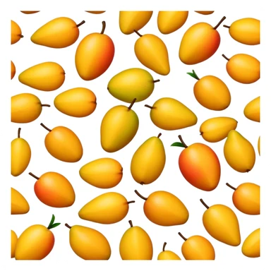 ripe mango fruit sticker