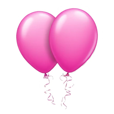 pretty pink balloons 17 sticker