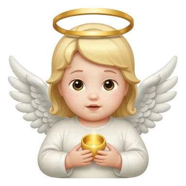 baby angel sticker