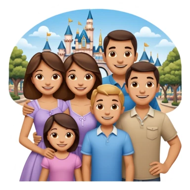 Disneyland with 3 kids sticker