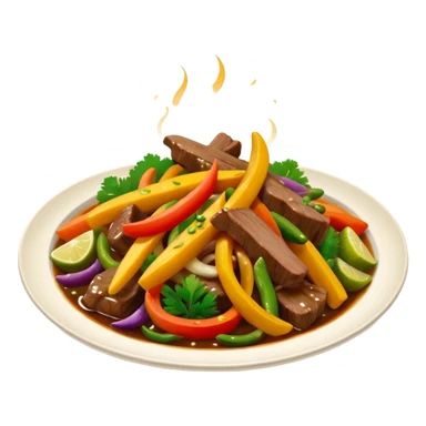 lomo saltado peruano sticker