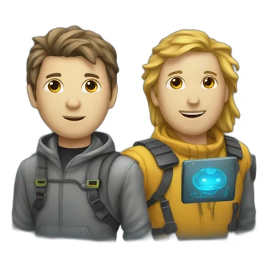 Pythonist hacker and ML engineer sticker