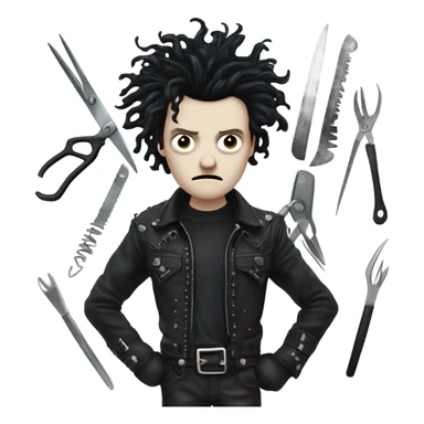 Edward Scissorhands sticker