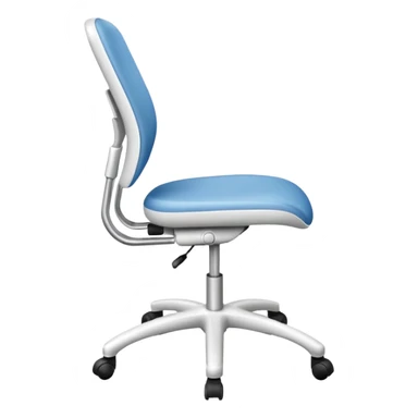 Egronomic white chair sketch sticker