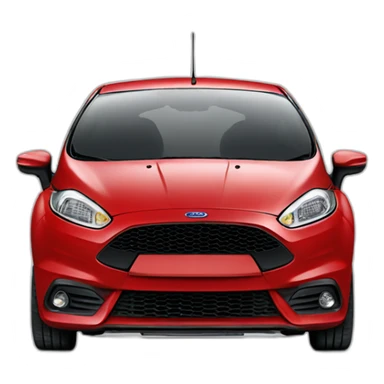 Ford fiesta st red sticker