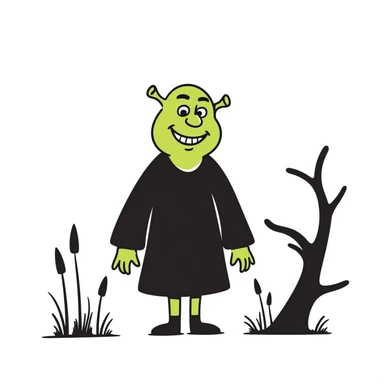Shrek sticker