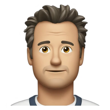 matthew perry as in friend season 5 sticker