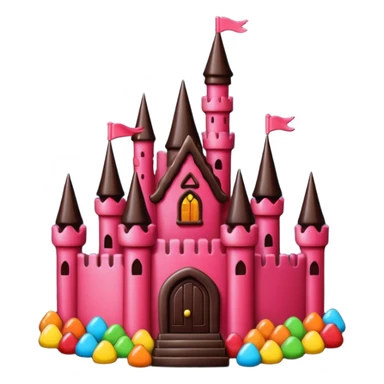 gloomy candy castle sticker