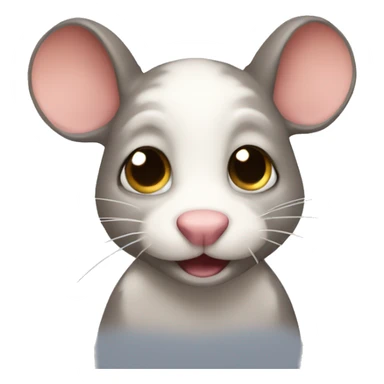Poopie rat  sticker