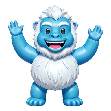 jeff koons yeti inflatable pinata sticker