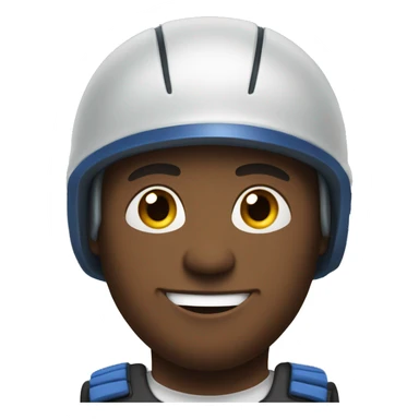 a men with full gadgets of sport sticker