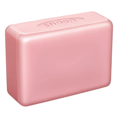 Light pink soap bar sticker