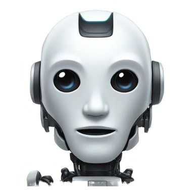 Robotwith its mind blown sticker