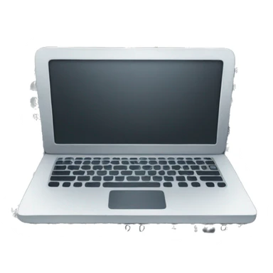 laptop with binary code sticker