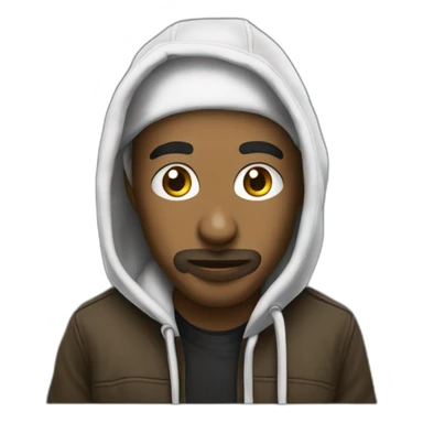 Le rappeur houdi sticker