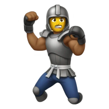 baden pawell fighting sticker