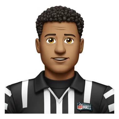 Referee bowing down to mahomes sticker