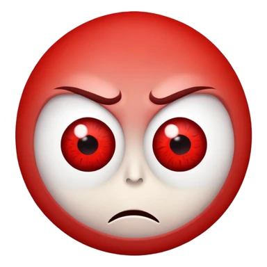 Irritated eye balls  sticker