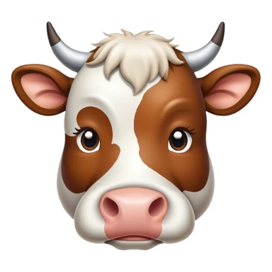 cow hide sticker