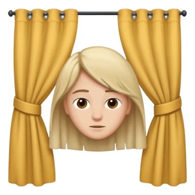 🫃 but with parted middle hair (curtains)  sticker
