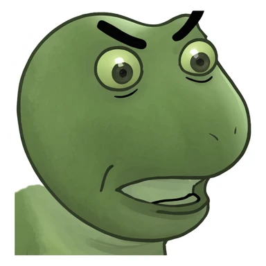  Donut with a ugly face sticker