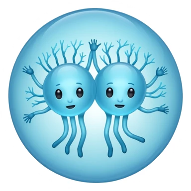 Last two brain cells dancing sticker