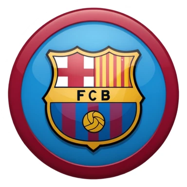 Barcelona football club logo (more accurate) sticker