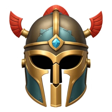Heroic Helmet of Centurion one monotonous color sticker